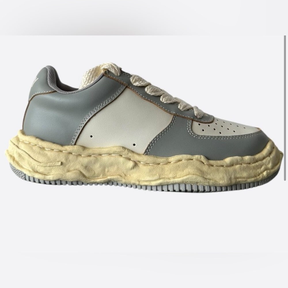 MMY Mihara Yasuhiro Wayne Gray and Cream  Sneakers